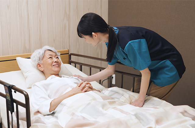 持病がある方、退院後の方も入居可能！「要支援1～要介護5」の全ての方が対象になります